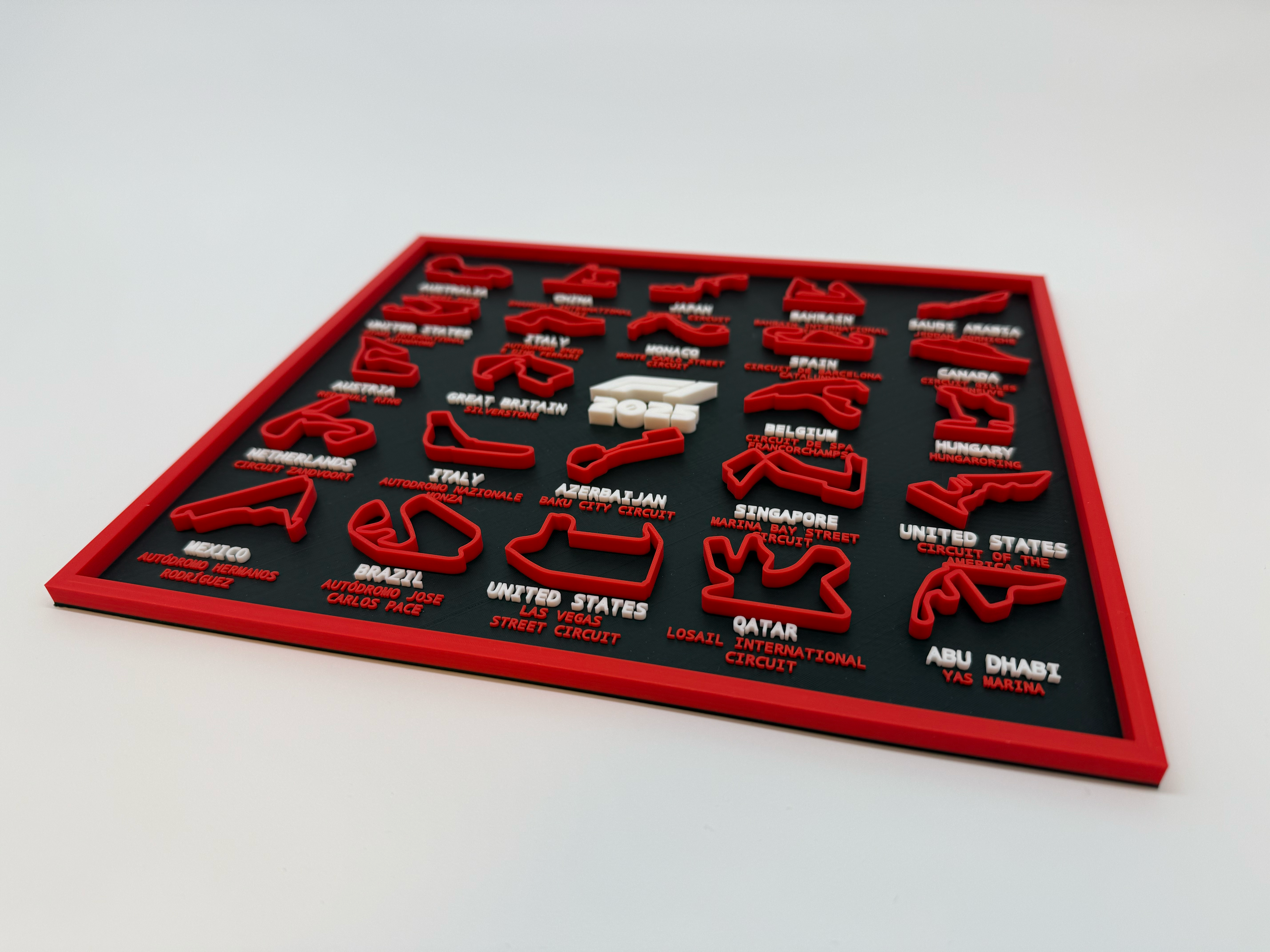 Kalender Formule 1 2025 - Premium Quality