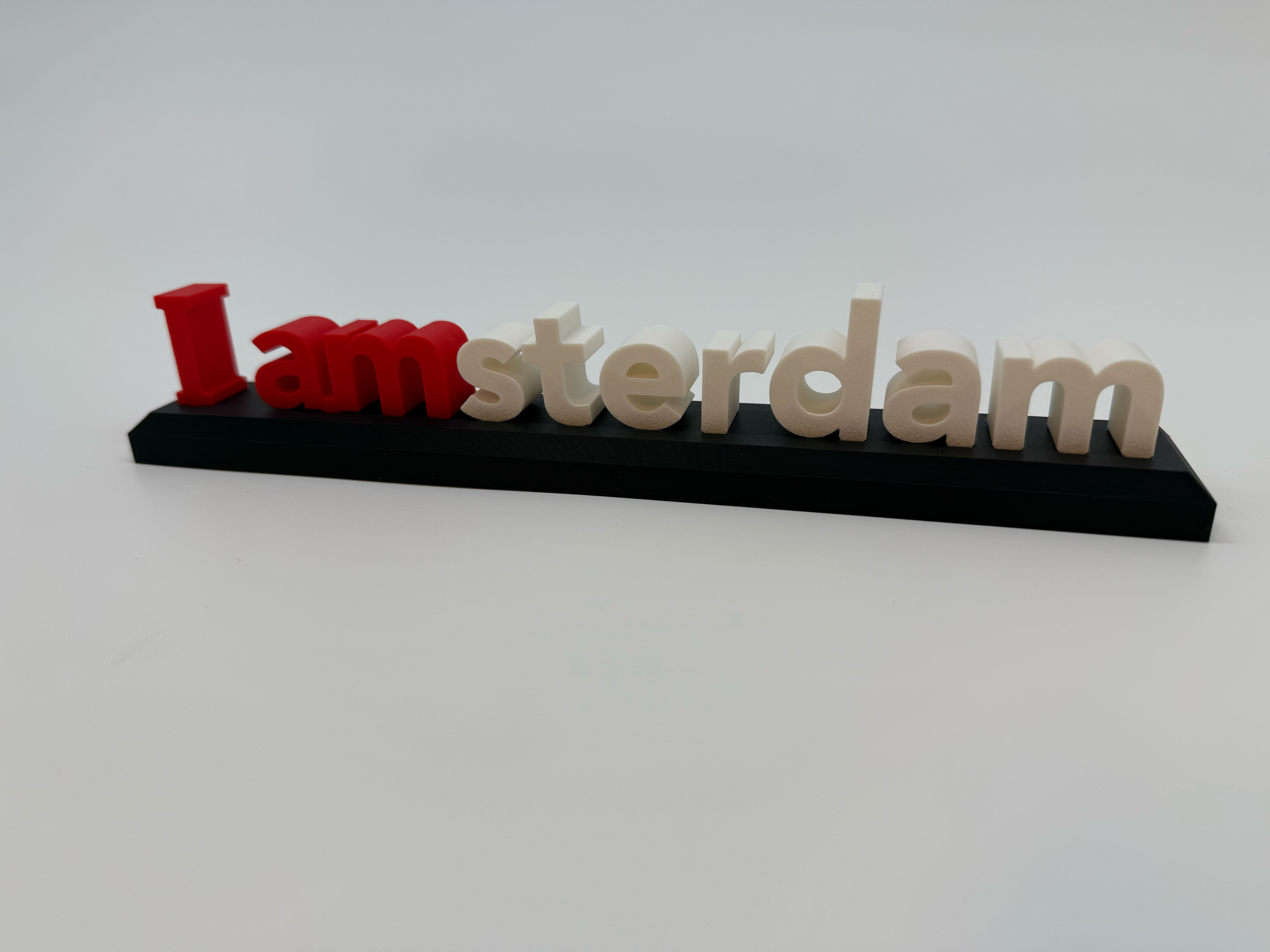 I Amsterdam beeld 3D - Premium Quality