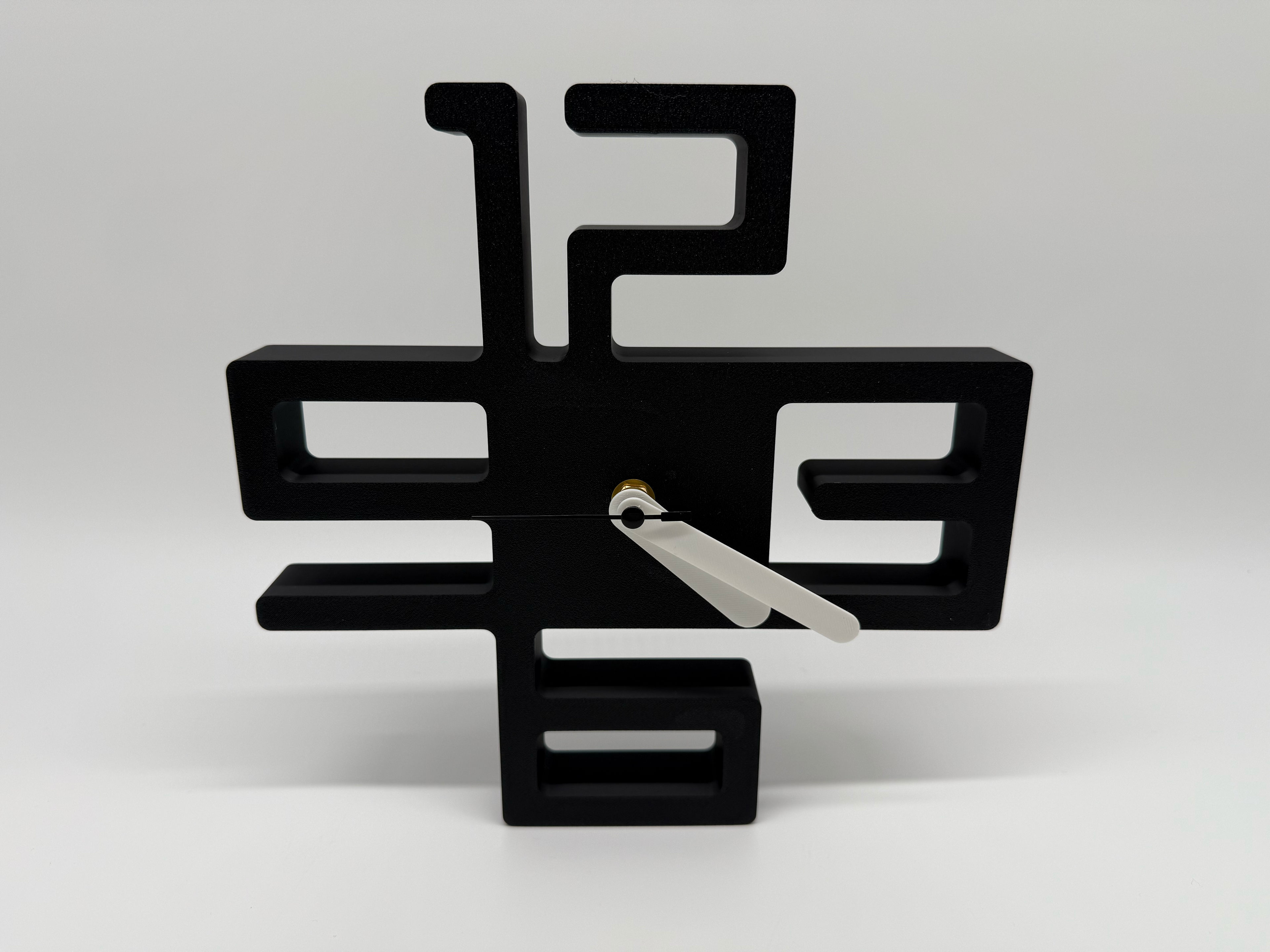 Design Klok zwart/wit - Premium Quality