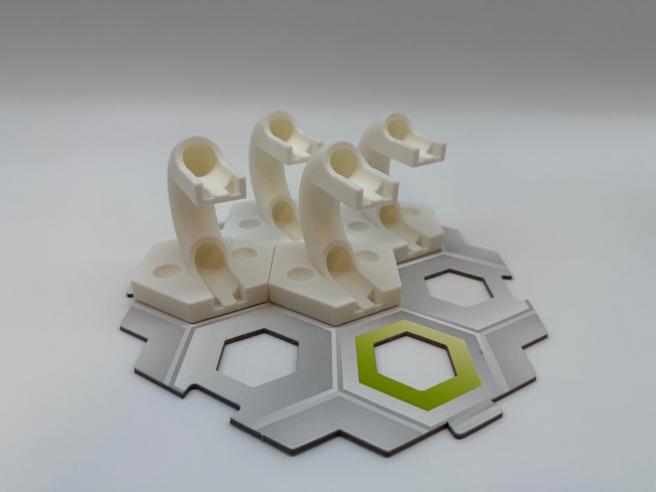 GraviTrax Compatibele Tunnelbochten – Set van 4, Wit - Premium Quality