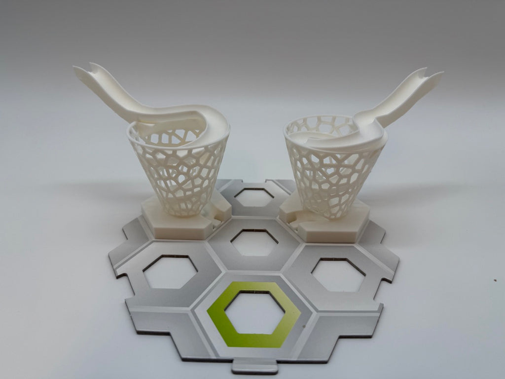 GraviTrax Compatibele Trechter Tunnels – Set van 2, Wit - Premium Quality