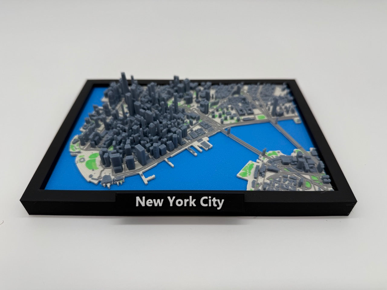 New York City Skyline - Gedetailleerde Stadskaart Decor en Cadeau - Premium Quality